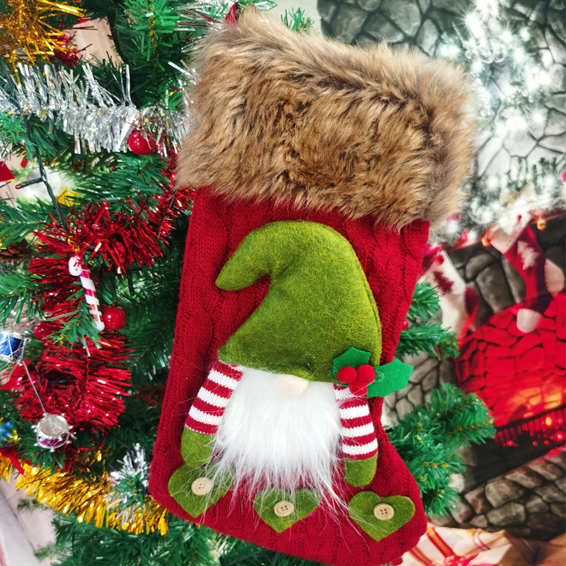 クリスマスプレゼントキャンディ袋ップLサイズクリスマス靴下クリスマスデコレーション用品Christmas限定
