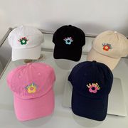帽子　キャップ　野球帽　花刺繍　レディース　韓国ファッション　5colors