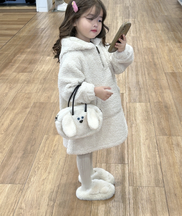 韓国風子供服 2023年冬新作 トップス 可愛い 裏起毛 防寒 ミドル