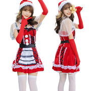 クリスマス衣装クリスマスコスプレ衣装大人女性かわいいかわいい赤いワンピースセット