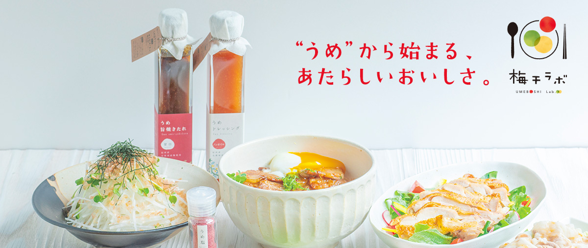 梅干ラボ うめドレッシングうめ旨焼きたれ40本セット（20本ずつ） ご飯のお供　和え物　うどん　サラダ