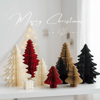 Christmas限定 おもちゃ クリスマス用品 置物 サンタ クリスマスツリー 折り紙 2枚組 クリスマス飾り