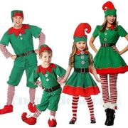クリスマスサンタハロウィンコスチューム親子衣装コスプレ子供用男女仮装サンタクロース
