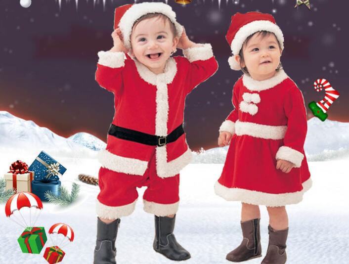 2023新品　クリスマスキッズ用　クリスマス服装　サンタ サンタ服  コスプレ　 70-160CM