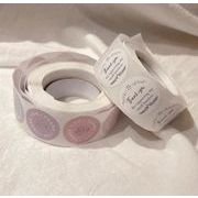 新作   韓国風   シール   手帳  粘着シール   シールラベル  装飾  Thank youシール2色