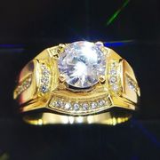 メンズ ダイヤモンド 指輪 豪華