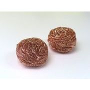 純銅製タワシボール　2個組 Ｆ21769