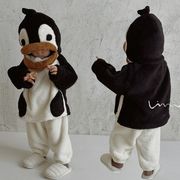 ★Girls★　子供ペンギンパジャマ　90~130cm　もこもこ起毛パジャマ　韓国キッズファッション