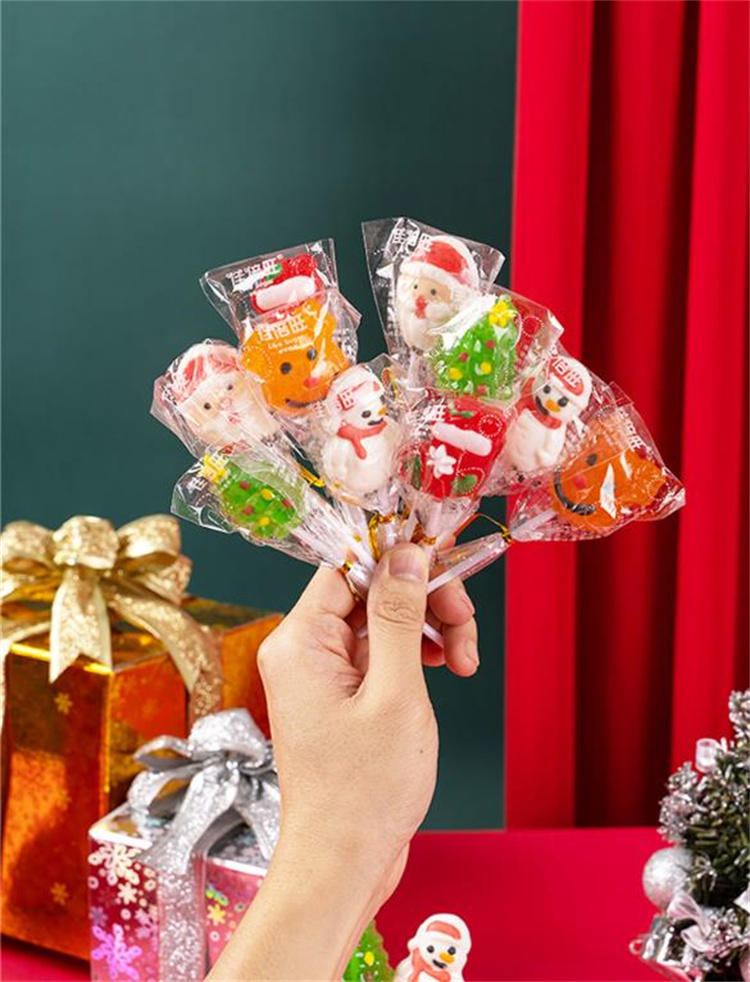 当店のおすすめ クリスマスアメ 装飾 長棒 マシュマロ 老人 雪だるま ソフトキャンディ 子供のプレゼント