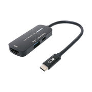 ミヨシ PD対応 USB C to A and HDMI変換アダプタ USA-PHA1