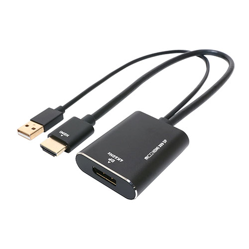 ミヨシ HDMI-DisplayPort変換アダプタ 4K HDA-DP4K1BK