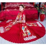 中国風ウェディングドレス チャイナ風 コスプレ衣装 中華服・舞台ステージイベント結婚式