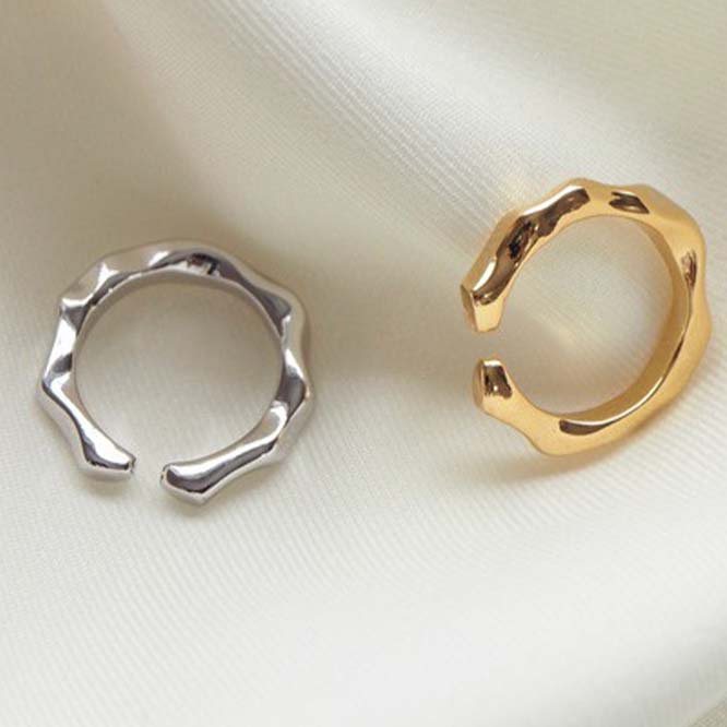 【大人風】金アレ対応素材　S925コーティング silverring リング   指輪