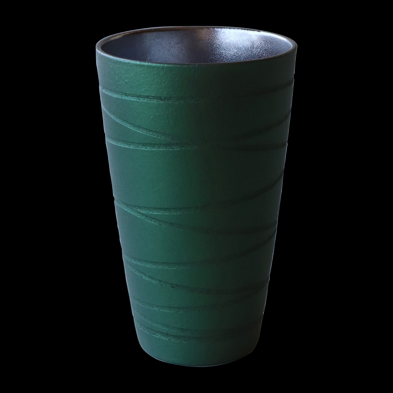 メタルカラー エメラルドグリーン トールカップ（簡易箱）