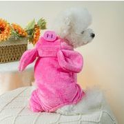 【新作】ペット用品   ペットの服装    子豚 ワンピース   犬服    ファッション    XS-XL