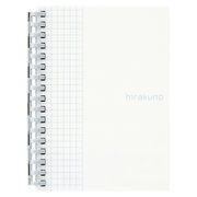 LIHIT LAB. hirakuno ツイストノート（A6） ホワイト N1671-0