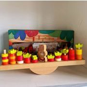 INS 人気 数字 知育玩具  積み木  木製  おもちゃ  ごっこ遊び  キッズ  木製  玩具  子供用品