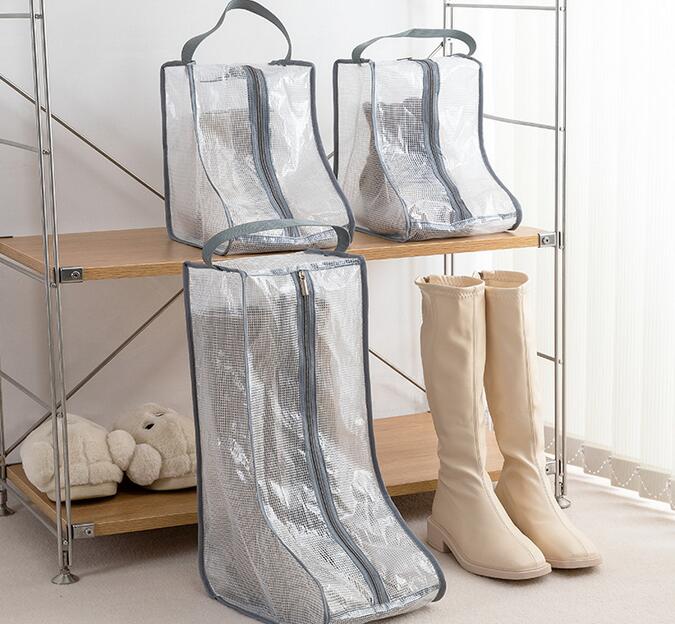 防塵  靴の収納袋  透明 長靴 ショートブーツ  保護カバー