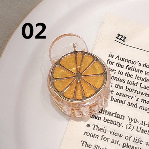 かわいいヘアピン ミニ バンスクリップ いちご ヘアクリップ スイカ