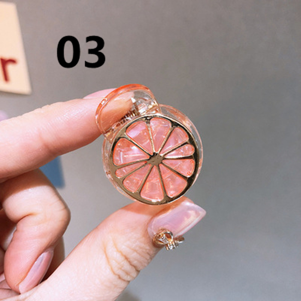 かわいいヘアピン ミニ バンスクリップ いちご ヘアクリップ スイカ