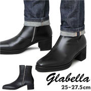 グラベラ ブーツ メンズ glabella GLBB-190 ブランド ショートブーツ 厚底 フェイ