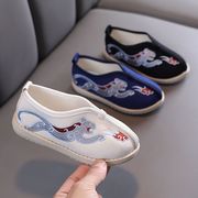 女の子 キッズ 子供靴 刺繍靴 中国風