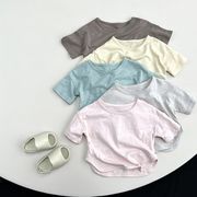 ★Boys＆Girls★　子供Tシャツ　80~130cm　無印半袖　男女兼用　韓国キッズファッション