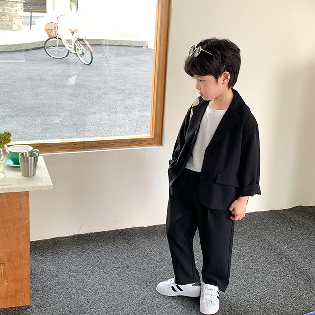 2022 新品 春 男 子供服 キッズ服 セット シャツ 洋服 韓国風