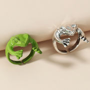 かわいいカエルのリング  カエルモチーフ レトロカエルの指輪 アクセサリー カエルの雑貨 男女兼用 リング