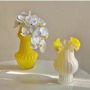 INS フランス式 人気  ガラス 花瓶   花かご  置物を飾る  インテリア  花瓶の置物   創意撮影装具  雑貨