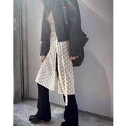 ボトムス スカート 重ね着風 レース