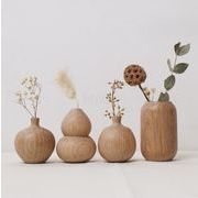 INS  人気  創意撮影装具  木製花瓶   インテリア   木製  花瓶  置物を飾る  装飾  雑貨