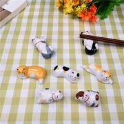 7色 キッチン 猫 箸置き 和食器 可愛い ねこの箸置き 猫雑貨 ネコ 箸休め テーブル小物 セラミック和食器