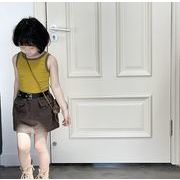 2024 ins 韓国風子供服  ベビー服  ボトムス  スカート  ベルト付き