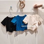 2024夏新作  韓国風子供服  ベビー服    トップス  半袖   Tシャツ  女の子  ファッション 6色