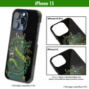 ムーンアイズ MOON ピンストライプ ドラゴン iPhone 15 ハードケース MOONEYES