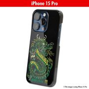 ムーンアイズ MOON ピンストライプ ドラゴン iPhone 15 Pro ハードケース MOONEYES
