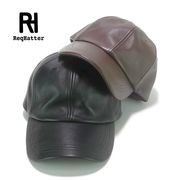 ReqHatterリアルラムレザーキャップ　ヤング帽子