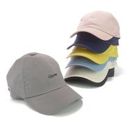 　SHF－norm刺繍リネンMIXローキャップ　ヤング帽子