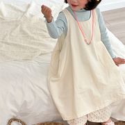 ★Girls★　子供服　80~130cm　キッズワンピース　ノースリーブ　韓国キッズファッション