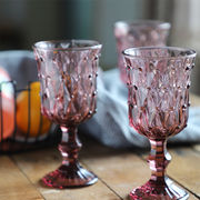 良かったです 激安セール 真珠 ワイングラス ウェディング デコレーション グラス レリーフ ガラスコップ