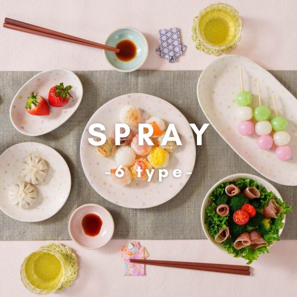 Spray 全6形状【日本製 美濃文山窯 プレート ボウル 楕円皿 Spray 全6形状【日本製 美濃文山窯 プレート ボウル 楕円皿