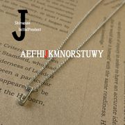 【日本製】イニシャルペンダント【J】 / P-100J