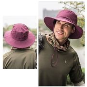 メンズ 帽子 新作 折りたたみ アウトドア サファリハット つば広 UVカット 紫外線対策