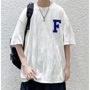 2022春夏新作 メンズ 男 カジュアル トップス 半袖 丸首  Tシャツ インナー 2色 M-2XL