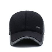 帽子 メンズ キャップ 紫外線 UVカット 野球帽子 耳当て付 防寒保温 ゴルフ
