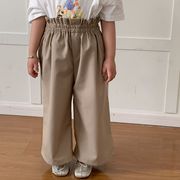 ★Girls★　子供服　90~140cm　キッズワイドパンツ 　ロングパンツ　韓国キッズファッション