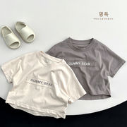 2024新作 韓国子供服 ベビー服 男の子  半袖トップス  Tシャツ2色80-130cm