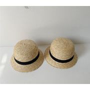 子供用帽子・麦わら帽子・アウトドア・日焼け止め・ファッション帽・ビーチ帽子