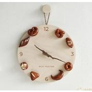 INS  人気 パン 静粛 壁時計 掛け時計  置物を飾る インテリア 創意撮影道具  目覚まし時計
